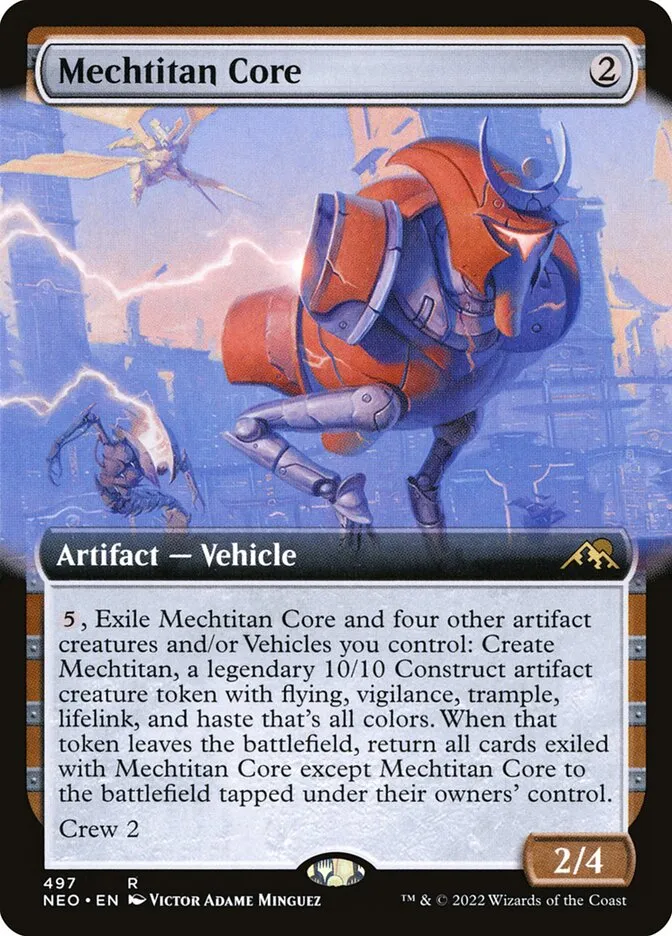 2022 Kamigawa: Neon Dynasty Mechtitan Core #497 rare card image