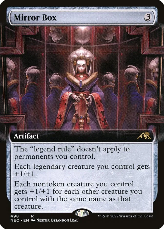 2022 Kamigawa: Neon Dynasty Mirror Box #498 rare card image