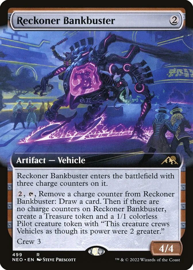 2022 Kamigawa: Neon Dynasty Reckoner Bankbuster #499 rare card image