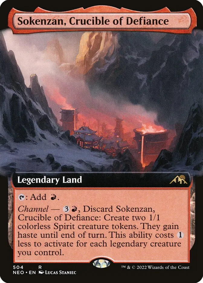 2022 Kamigawa: Neon Dynasty Sokenzan, Crucible of Defiance #504 rare card image