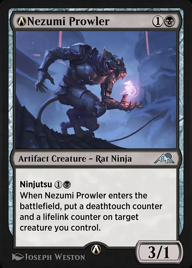 2022 Kamigawa: Neon Dynasty A-Nezumi Prowler uncommon #A-116 uncommon card image