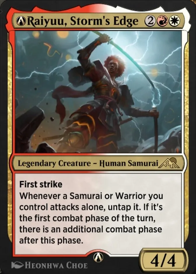 2022 Kamigawa: Neon Dynasty A-Raiyuu, Storm's Edge rare #A-232 rare card image