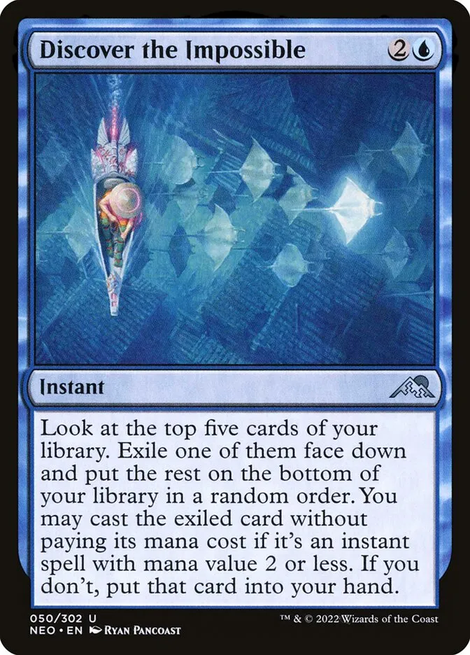 2022 Kamigawa: Neon Dynasty Discover the Impossible uncommon #50 uncommon card image