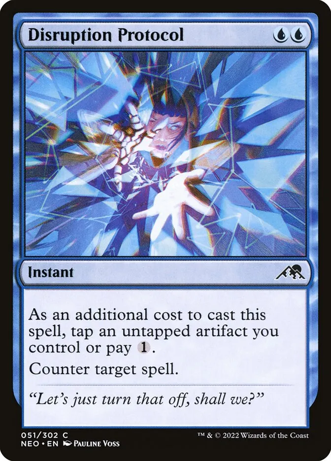 2022 Kamigawa: Neon Dynasty Disruption Protocol common #51 common card image