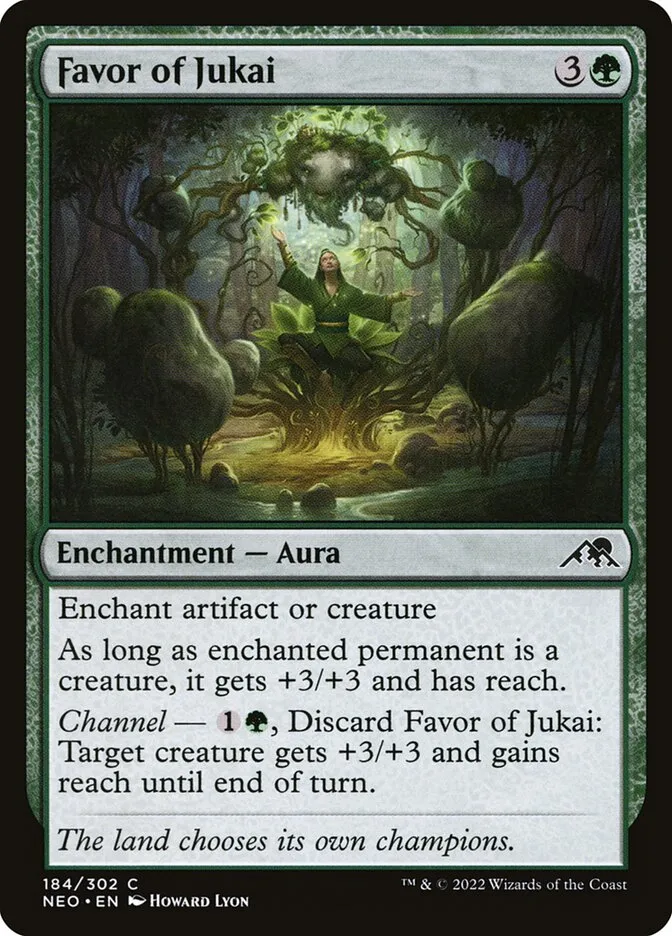 2022 Kamigawa: Neon Dynasty Favor of Jukai #184 common card image