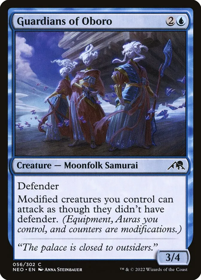 2022 Kamigawa: Neon Dynasty Guardians of Oboro #56 common card image