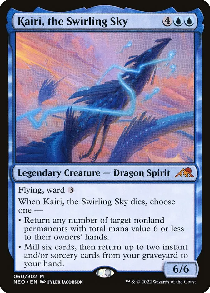 2022 Kamigawa: Neon Dynasty Kairi, the Swirling Sky #60 mythic card image