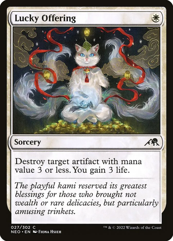 2022 Kamigawa: Neon Dynasty Lucky Offering common #27 common card image
