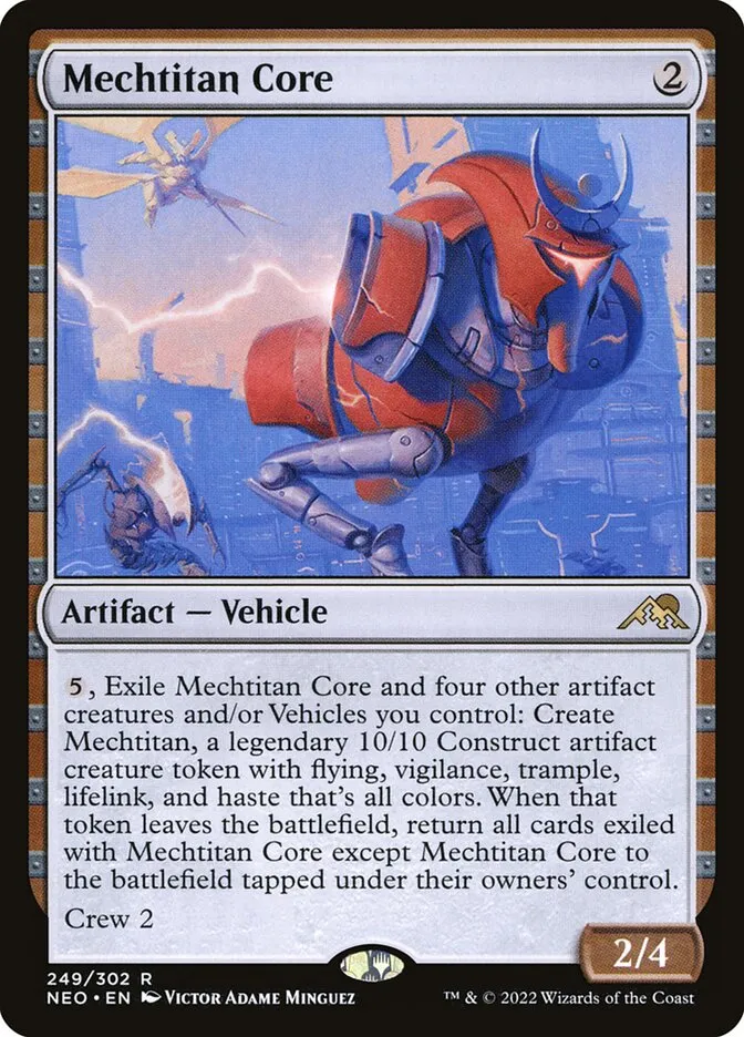2022 Kamigawa: Neon Dynasty Mechtitan Core #249 rare card image