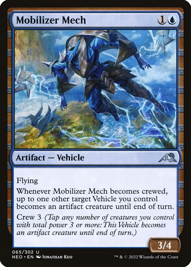 2022 Kamigawa: Neon Dynasty Mobilizer Mech uncommon #65 uncommon card image
