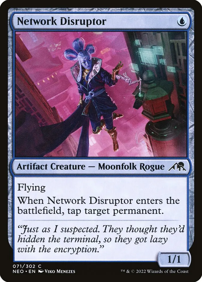 2022 Kamigawa: Neon Dynasty Network Disruptor #71 common card image