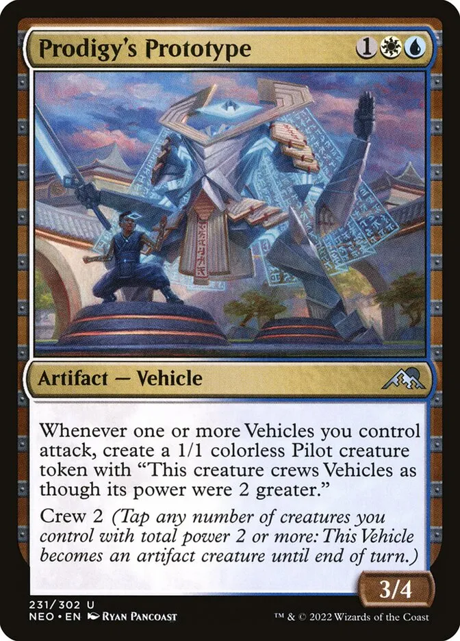 2022 Kamigawa: Neon Dynasty Prodigy's Prototype #231 uncommon card image