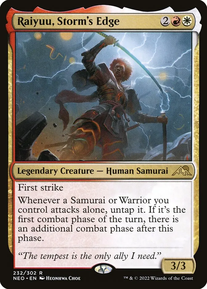 2022 Kamigawa: Neon Dynasty Raiyuu, Storm's Edge #232 rare card image