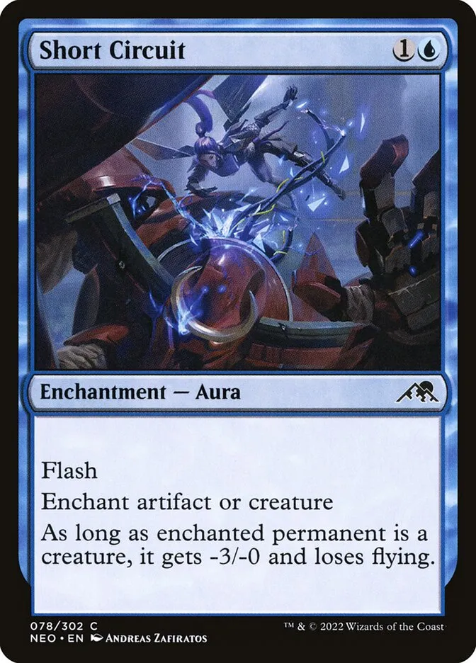 2022 Kamigawa: Neon Dynasty Short Circuit #78 common card image