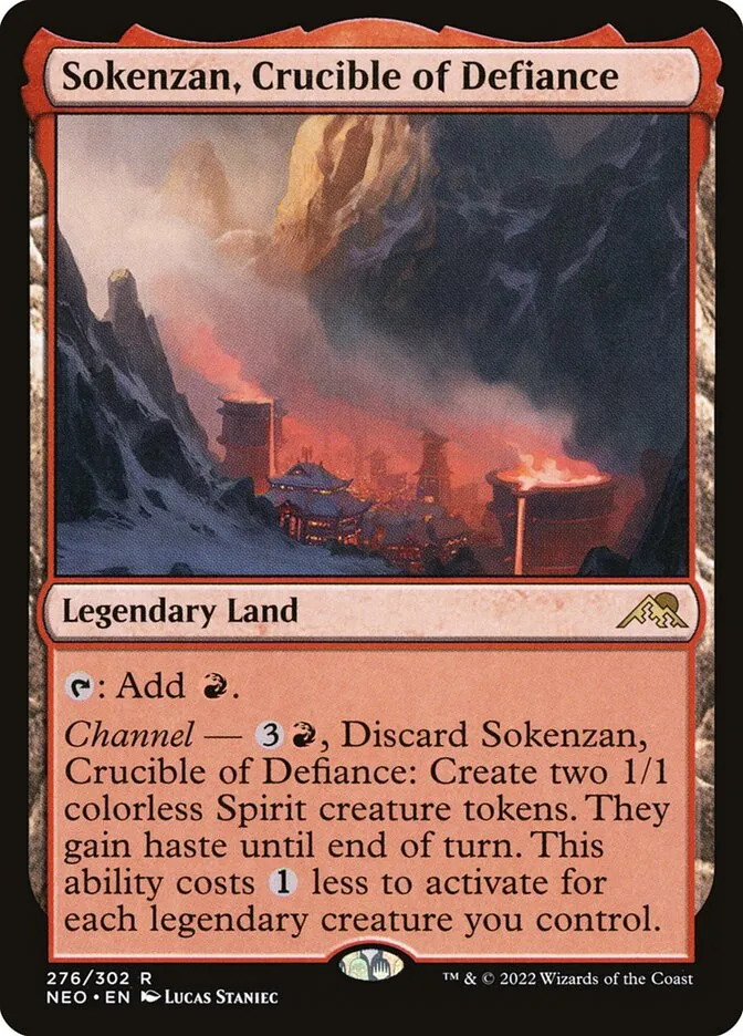 2022 Kamigawa: Neon Dynasty Sokenzan, Crucible of Defiance #276 rare card image
