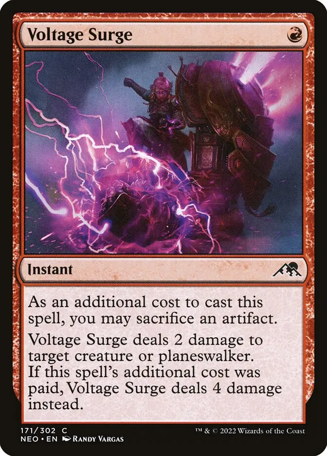 2022 Kamigawa: Neon Dynasty Voltage Surge #171 common card image