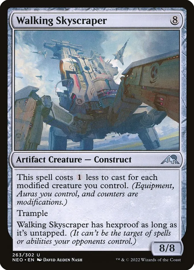 2022 Kamigawa: Neon Dynasty Walking Skyscraper #263 uncommon card image