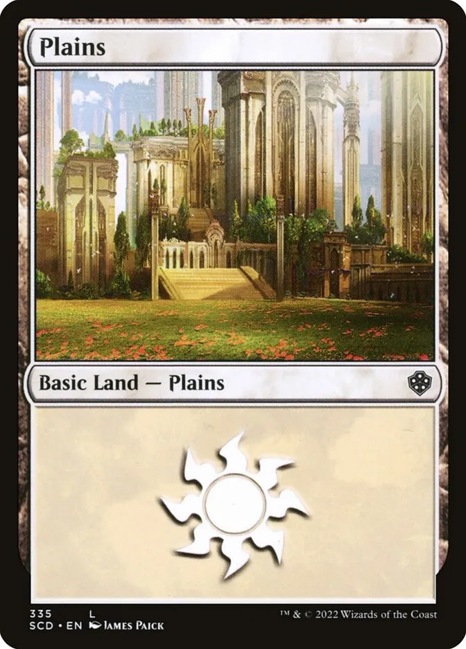2022 Starter Commander Decks Plains common #335 common card image