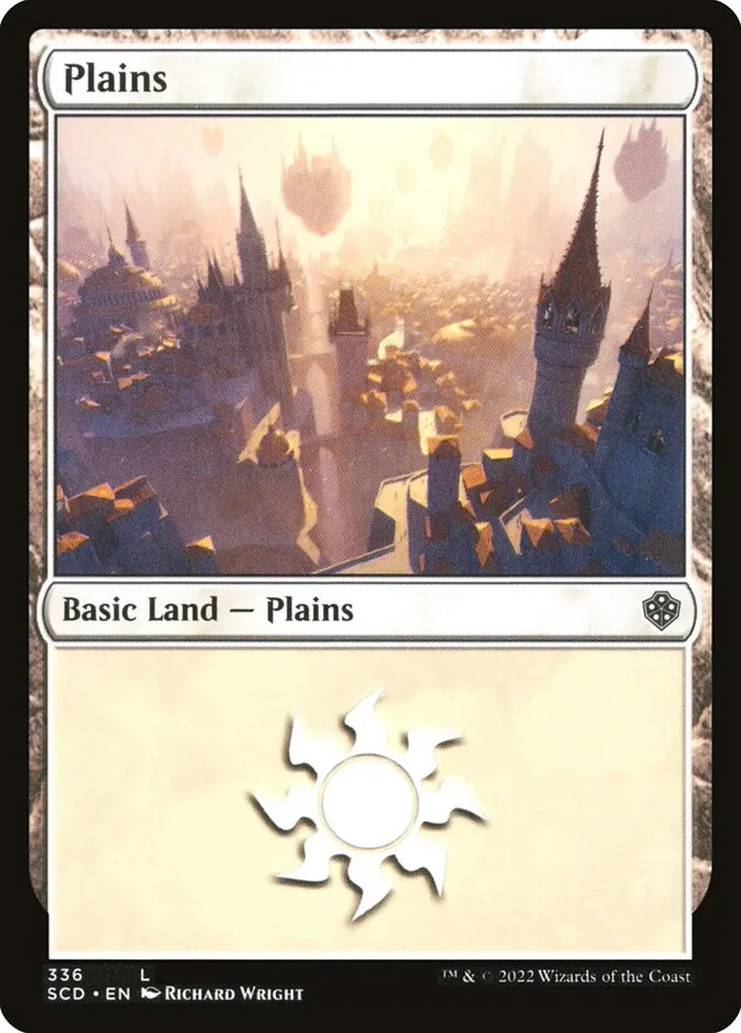 2022 Starter Commander Decks Plains common #336 common card image
