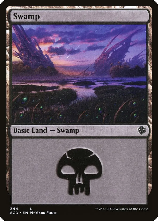 2022 Starter Commander Decks Swamp #344 common card image