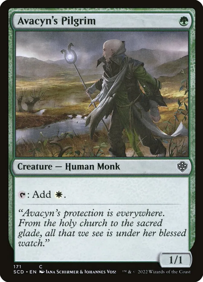 2022 Starter Commander Decks Avacyn's Pilgrim common #171 common card image