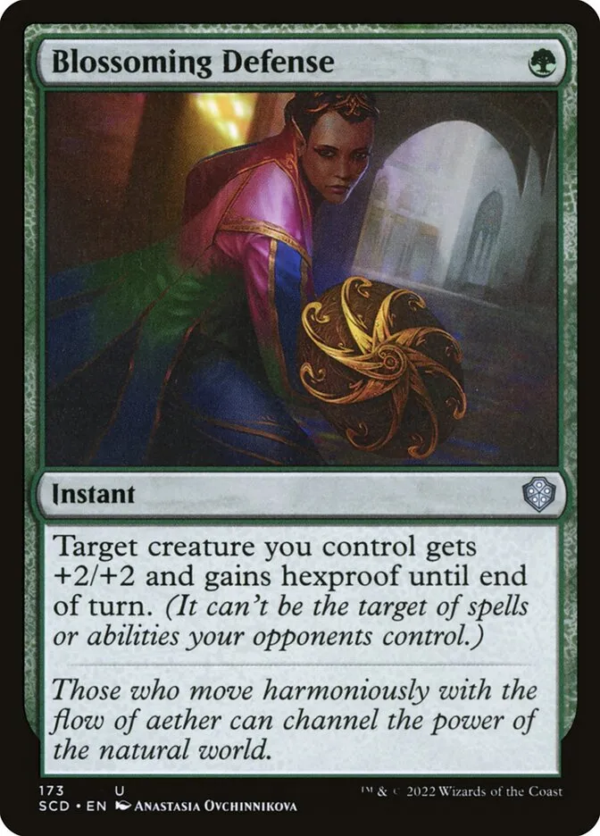 2022 Starter Commander Decks Blossoming Defense uncommon #173 uncommon card image