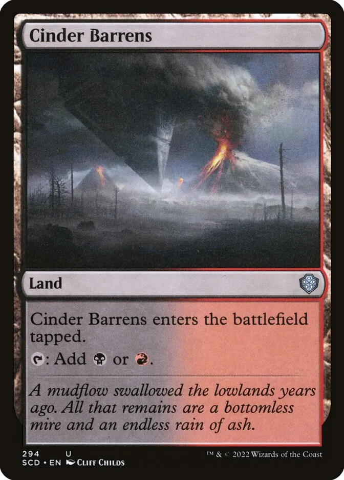2022 Starter Commander Decks Cinder Barrens uncommon #294 uncommon card image