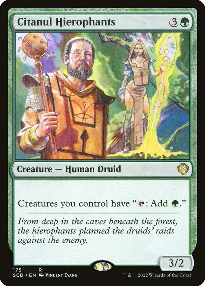2022 Starter Commander Decks Citanul Hierophants #175 rare card image