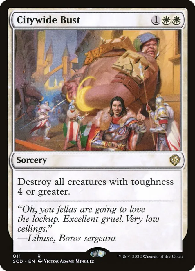 2022 Starter Commander Decks Citywide Bust rare #11 rare card image