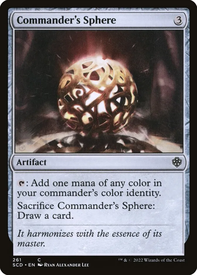 2022 Starter Commander Decks Commander's Sphere common #261 common card image