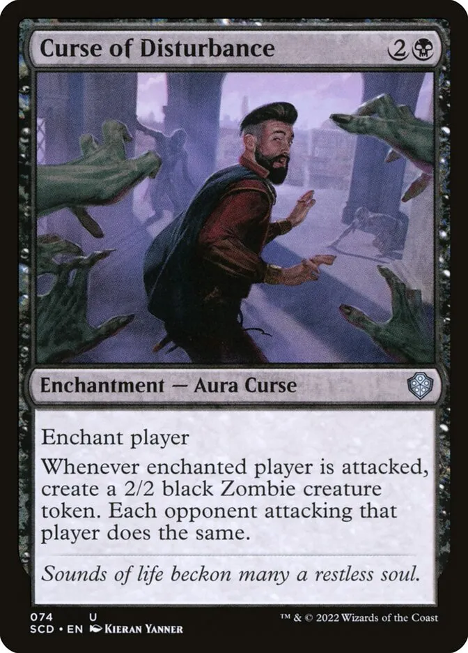 2022 Starter Commander Decks Curse of Disturbance #74 uncommon card image