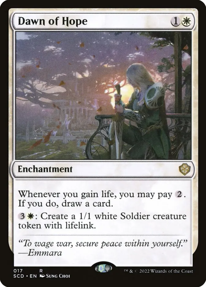 2022 Starter Commander Decks Dawn of Hope rare #17 rare card image