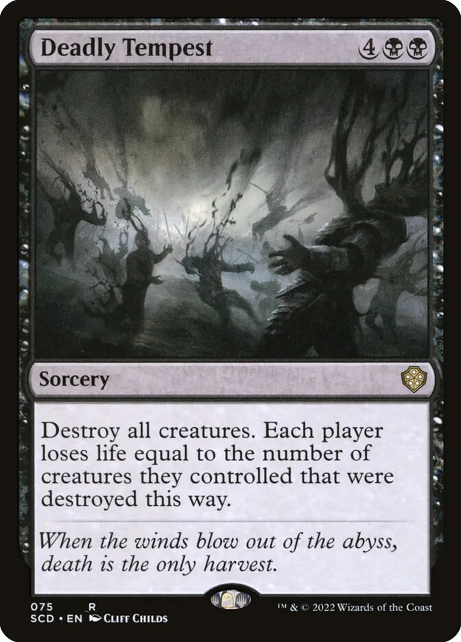 2022 Starter Commander Decks Deadly Tempest rare #75 rare card image