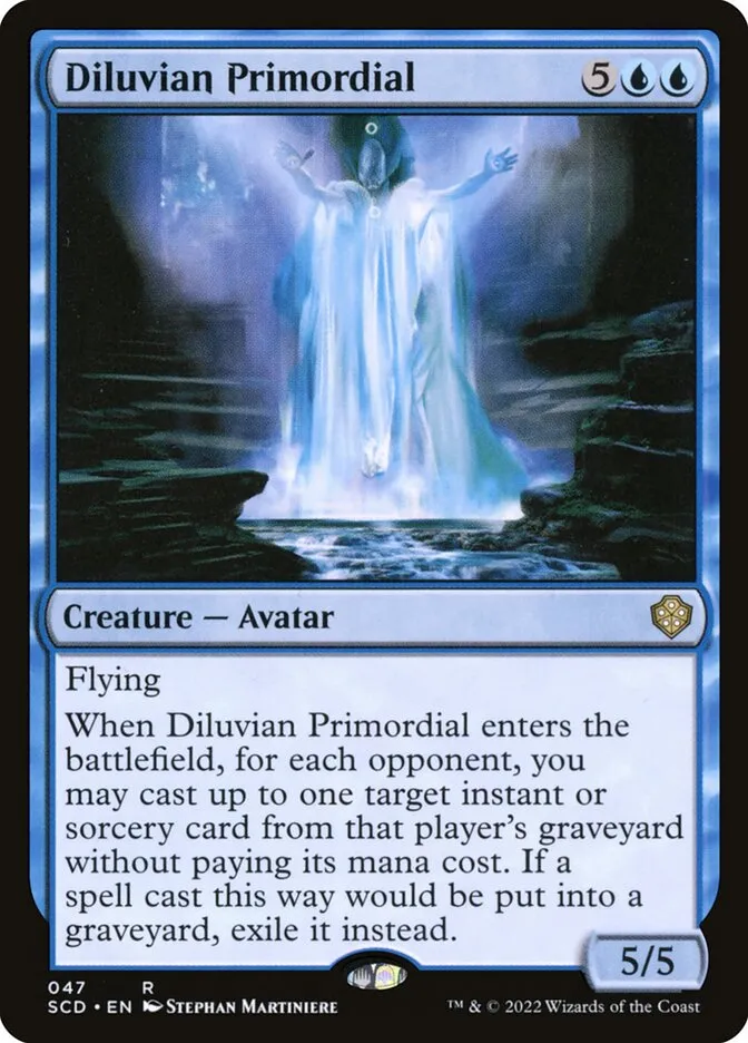 2022 Starter Commander Decks Diluvian Primordial rare #47 rare card image