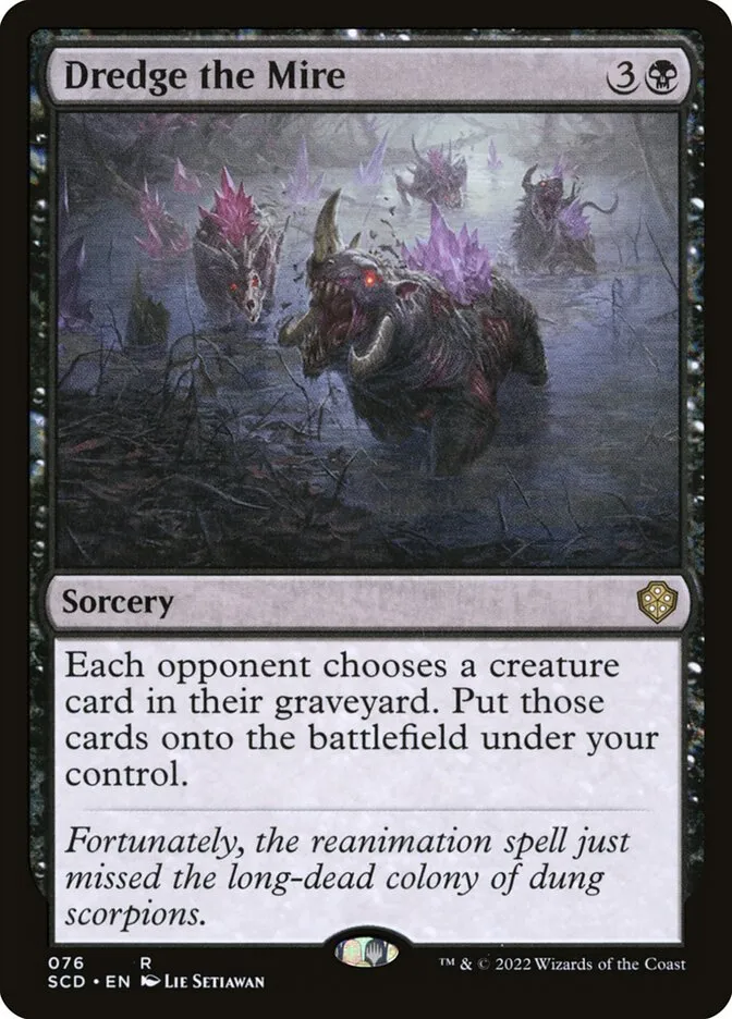 2022 Starter Commander Decks Dredge the Mire #76 rare card image