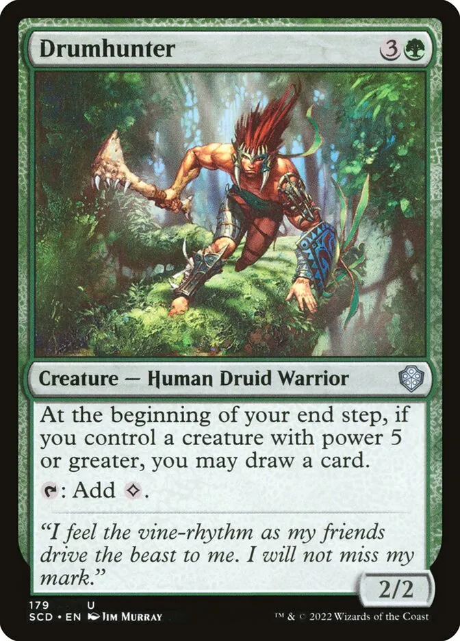 2022 Starter Commander Decks Drumhunter uncommon #179 uncommon card image
