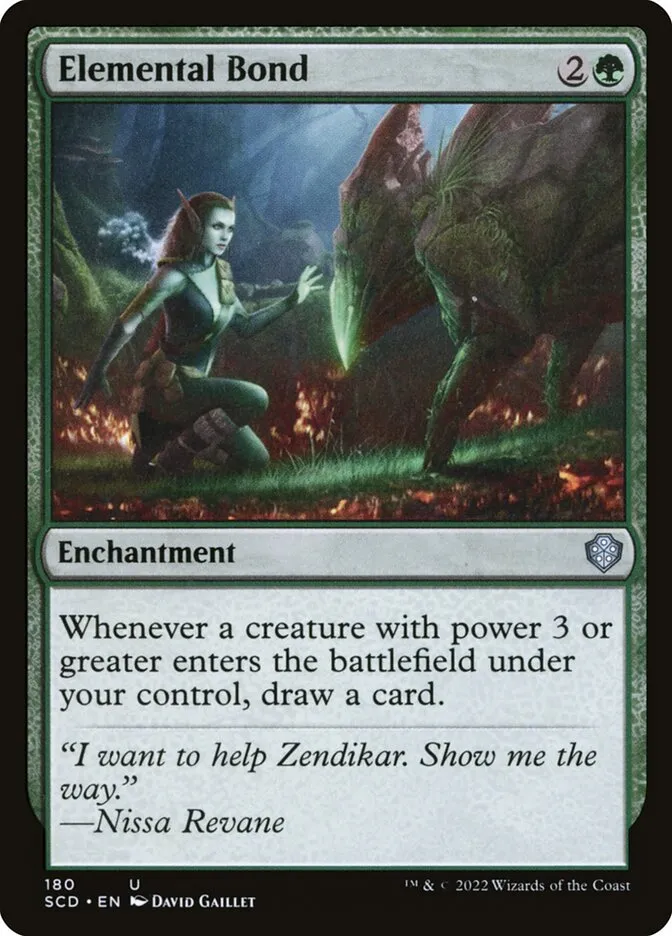 2022 Starter Commander Decks Elemental Bond uncommon #180 uncommon card image