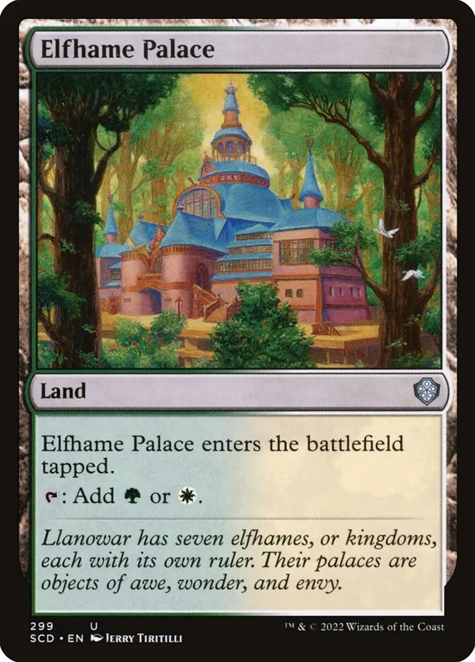 2022 Starter Commander Decks Elfhame Palace #299 uncommon card image