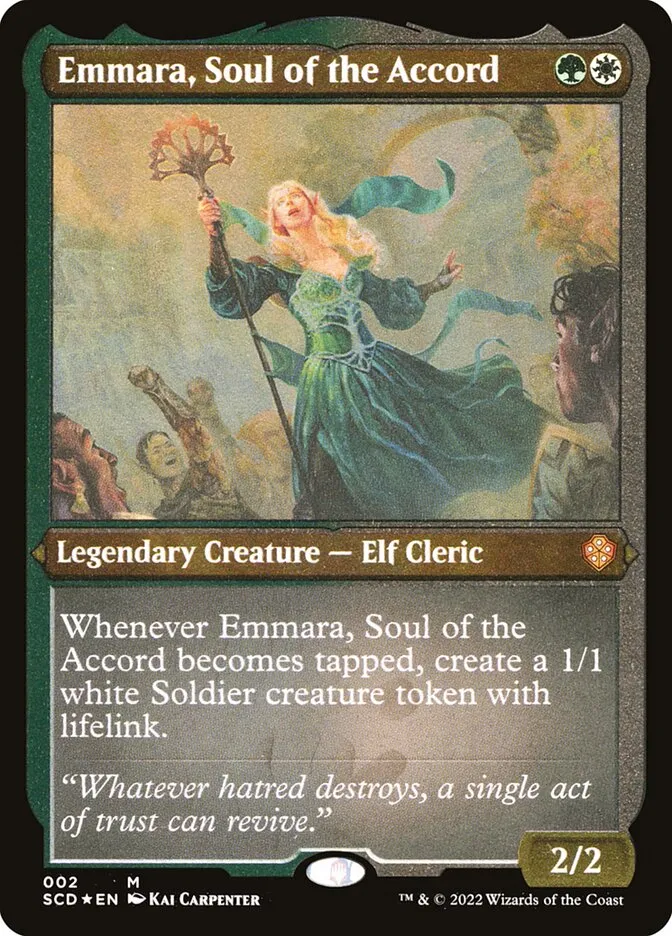 2022 Starter Commander Decks Emmara, Soul of the Accord mythic #2 mythic card image
