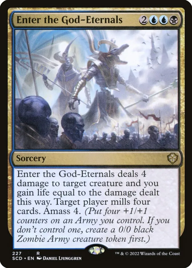 2022 Starter Commander Decks Enter the God-Eternals #227 rare card image