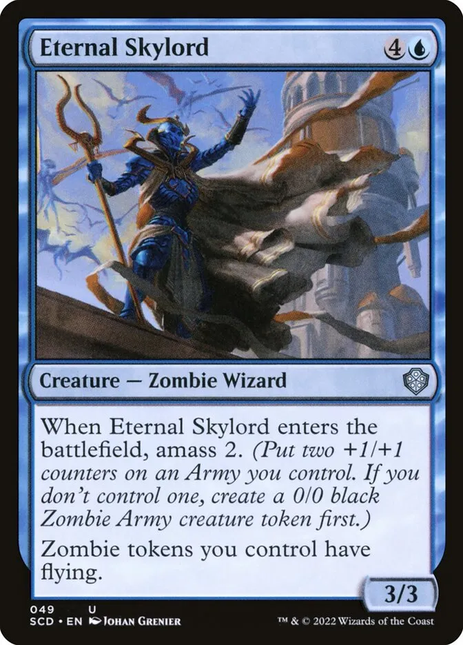 2022 Starter Commander Decks Eternal Skylord #49 uncommon card image