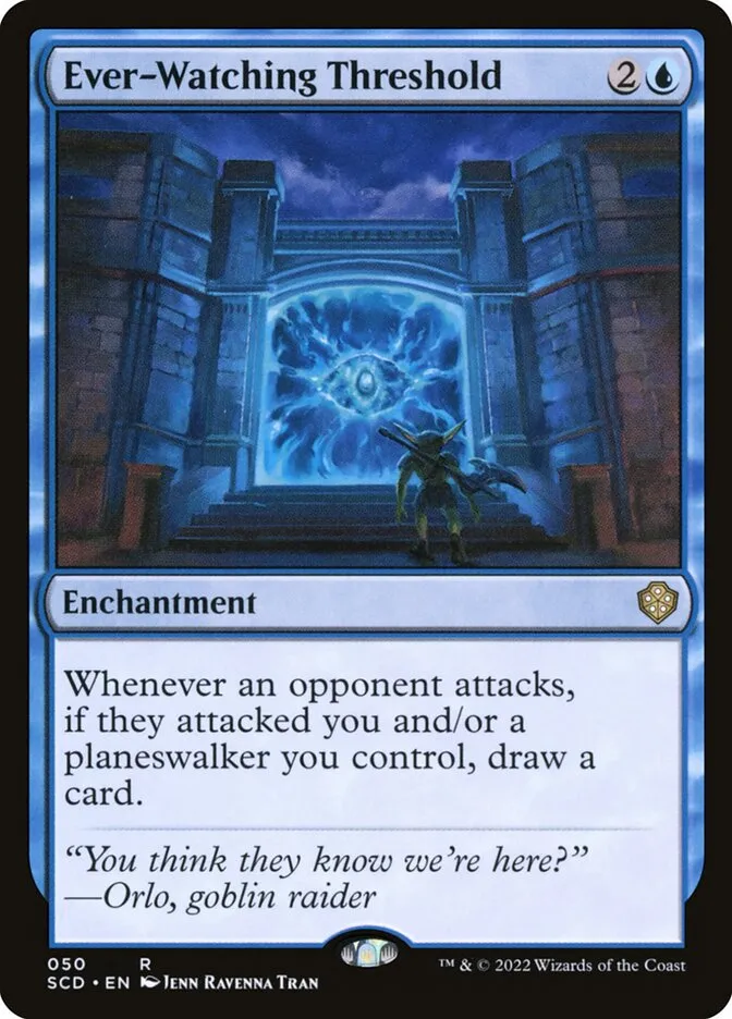 2022 Starter Commander Decks Ever-Watching Threshold rare #50 rare card image