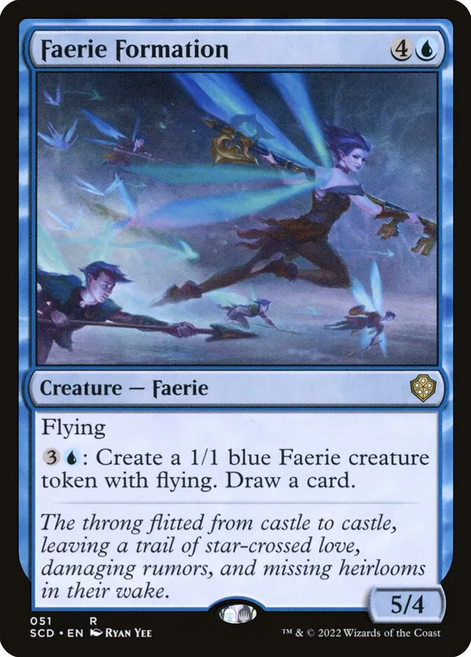 2022 Starter Commander Decks Faerie Formation #51 rare card image