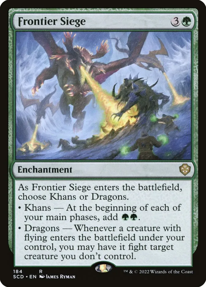 2022 Starter Commander Decks Frontier Siege #184 rare card image