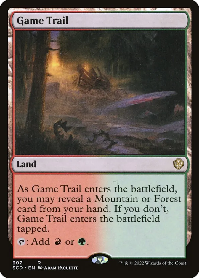 2022 Starter Commander Decks Game Trail rare #302 rare card image