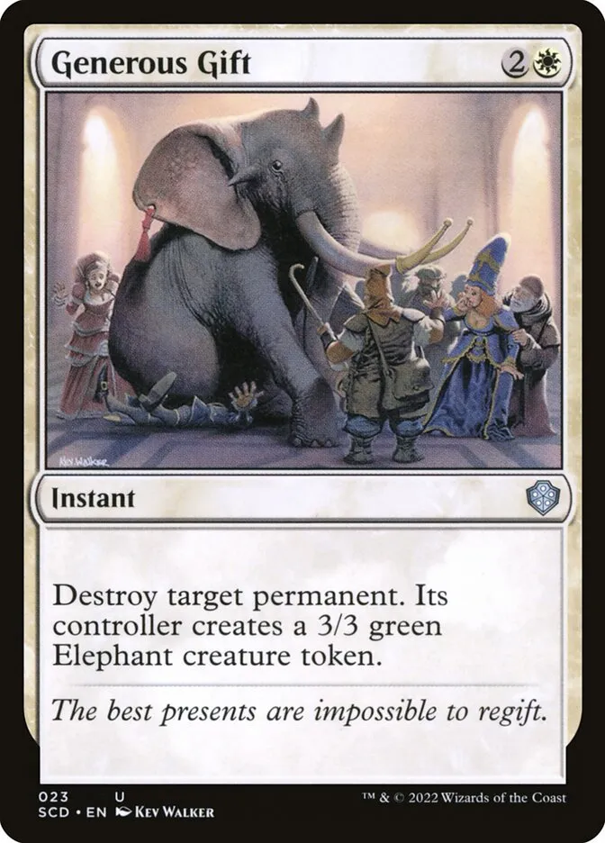 2022 Starter Commander Decks Generous Gift uncommon #23 uncommon card image
