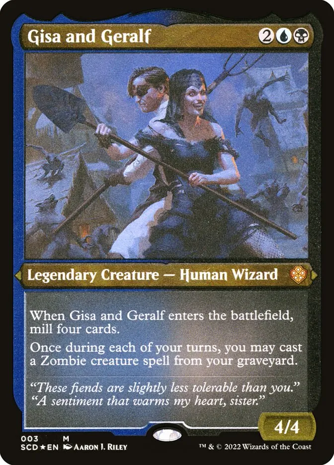 2022 Starter Commander Decks Gisa and Geralf mythic #3 mythic card image