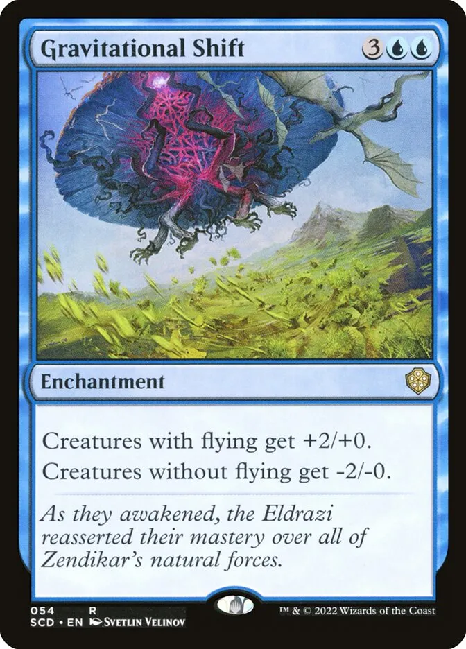 2022 Starter Commander Decks Gravitational Shift #54 rare card image