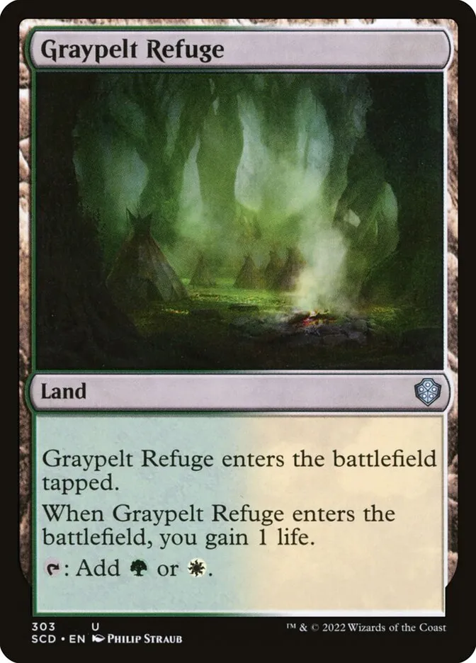 2022 Starter Commander Decks Graypelt Refuge uncommon #303 uncommon card image