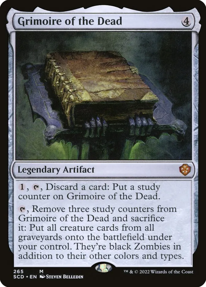 2022 Starter Commander Decks Grimoire of the Dead #265 mythic card image